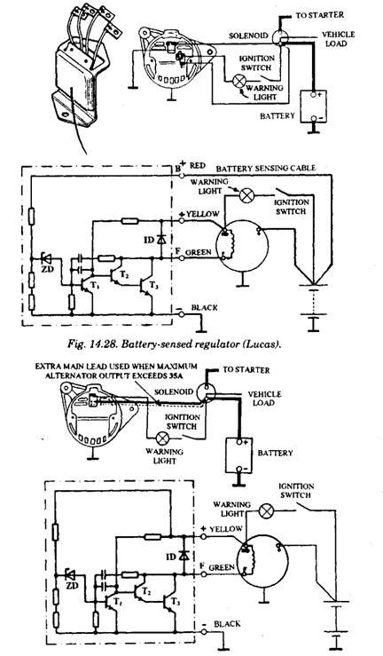 Lucas Voltage Regulator Wiring Diagram