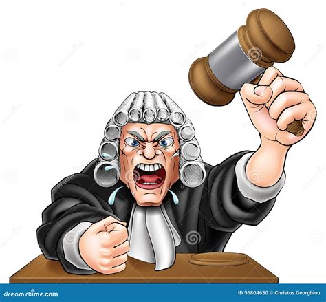 Judge Yelling Stock Photo 4999296