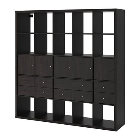 Ikea Bookcase Storage Unit W Doors And Drawers Aptdeco