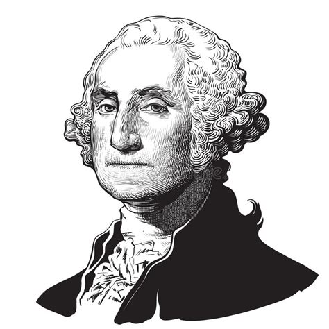 George Washington Clip Art Black And White