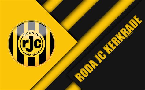Volg ons ook op instagram, facebook, youtube en via de roda jc. Download wallpapers Roda JC Kerkrade FC, emblem, 4k ...