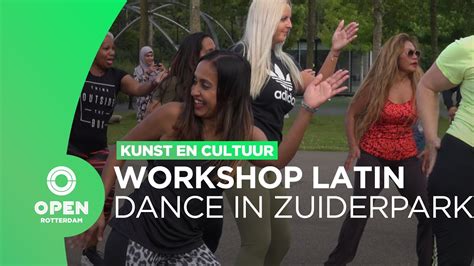 Billen Schudden Tijdens Latin Dance Workshop In Zuiderpark Kunst En