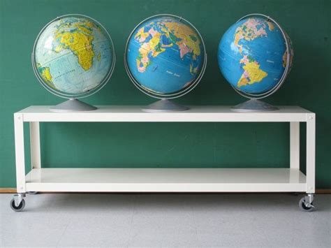 Large Classroom Globe Nystrom Sculptural Raised Relief World Globe 16