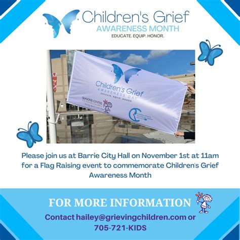 Childrens Grief Awareness Day Seasons Centre For Grieving Children