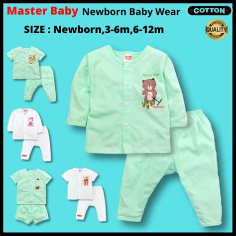 Set Baju Baby Master Baby Newborn Baby Short Long Sleeve And Short