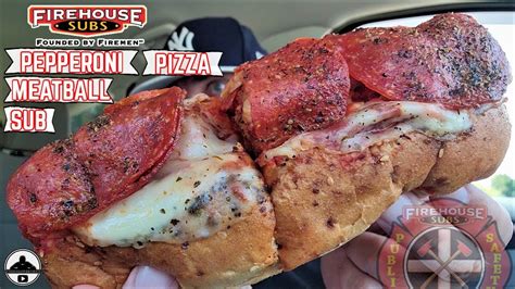Firehouse Subs® Pepperoni Pizza Meatball Sub Review 🚒📛🍕🥙
