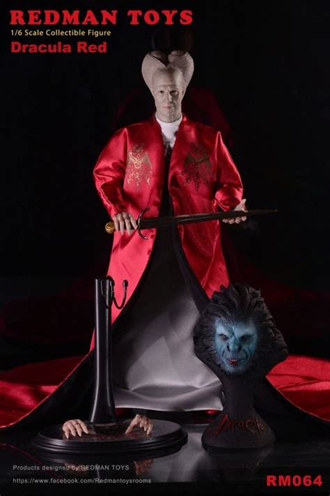 Redman Toys Rm064 16th Scale Collectible Figure Dracula Red