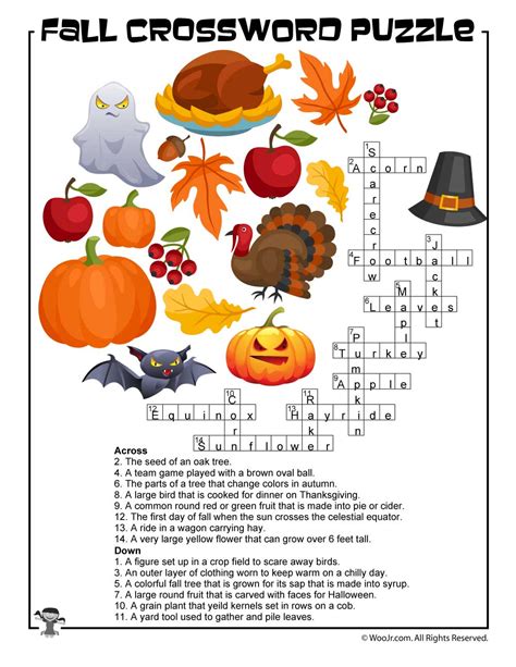 Printable Fall Word Puzzles For Kids Woo Jr Kids Activities