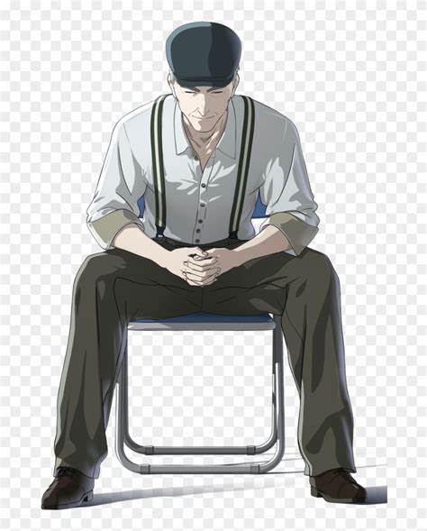 Anime Boy Sitting On A Chair Side View Anime Boy Chair Ink Manga The