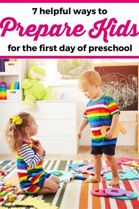 Discover Helpful Ways To Prepare Your Child For Preschool And Make The
