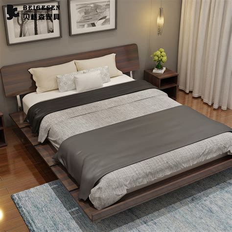 Description :tatami mattress is soft enough for protect the back bond.product dimensions :single : Modern minimalist tatami bed master bed personalized bed 1 ...