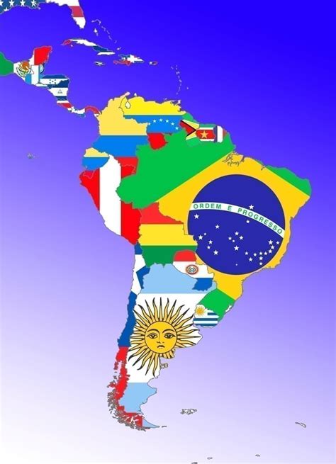 Countries In Latin America Map Map