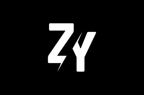 Monogram Zy Logo Design Graphic By Greenlines Studios · Creative