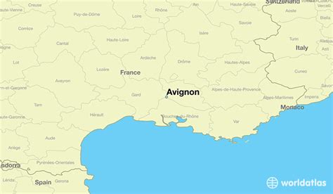 Avignon Tourist Guide France Map Plans And Maps Of Avignon