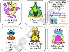 Behavior Practice Cards for Whole Brain Teaching | Whole brain teaching, Teaching, Kindergarten fun