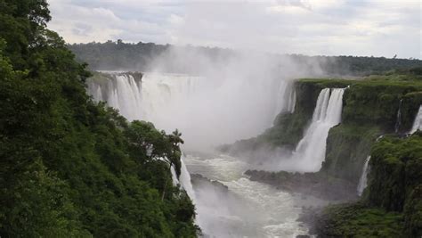 Side View Of Iguazu Falls Brazil Image Free Stock Photo Public