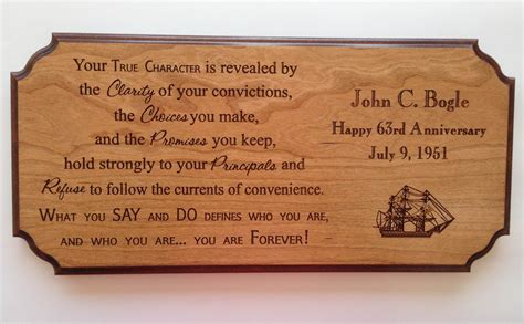 Wooden Plaque 55 With Free Engraving See All Of Our Personalized