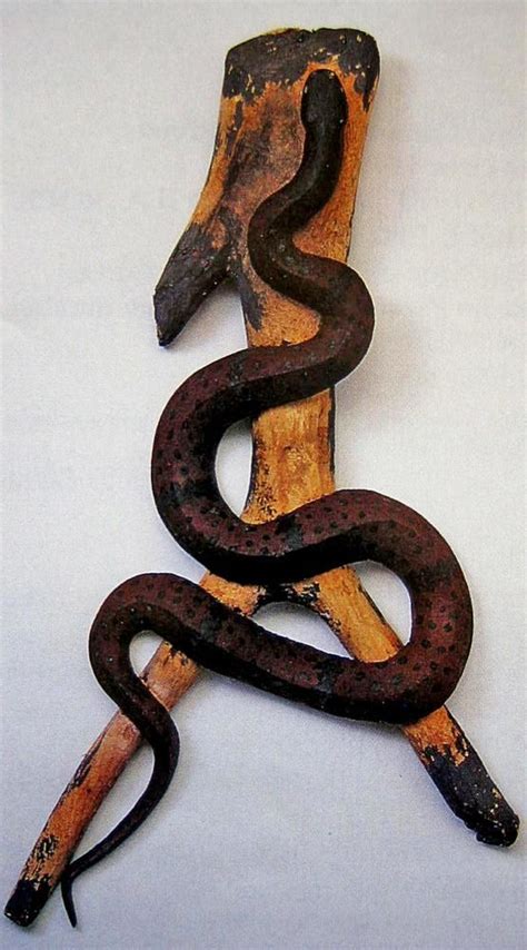 Snake Carving 1975 Carving Wood Sculpture Australian Art
