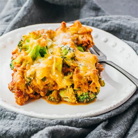 Remove the skillet from the heat. Keto Casserole With Ground Beef & Broccoli - Savory Tooth