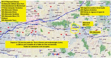 Ligne De Démarcation Saone Et Loire - La Ligne de Démarcation et Monthou-sur-Cher