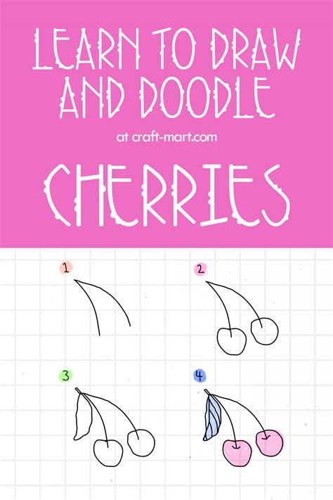 How To Draw Cherries Craft Mart