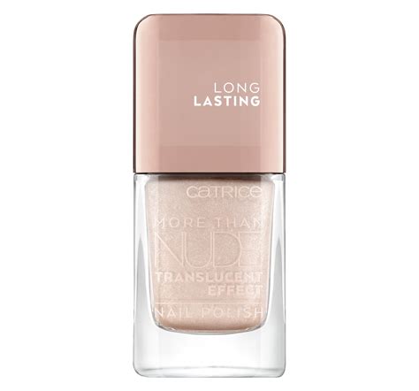 Catrice More Than Nude Translucent Effect Nail Polish Glitter Is The