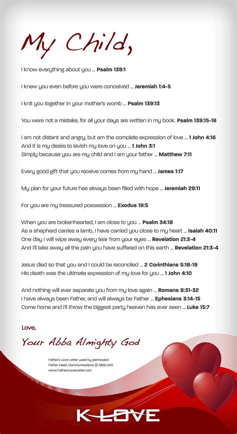K Love Love Letter From God For The Kiddos Pinterest Note And Faith