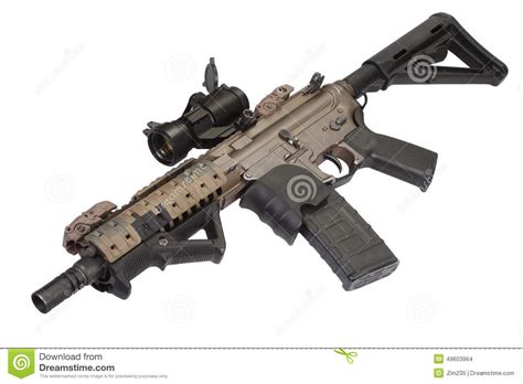 M4 Special Forces Rifle Stock Photo Image Of Special 49603964