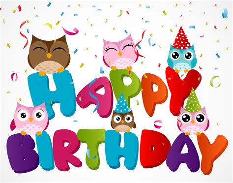 Cute Birthday Party Owl Clipart Clip Art Happy Birthday Owl Party My