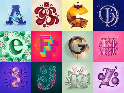 36 Days Of Type Pt 1 By Aurelie Maron On Dribbble