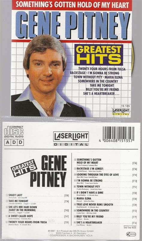 Gene Pitney Greatest Hits Gene Pitney CD Album Muziek Bol Com