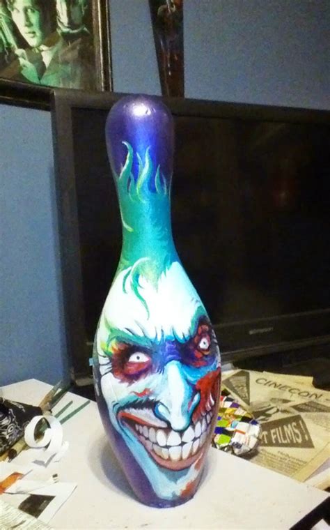 Clobberella Joker Zombie Bowling Pin