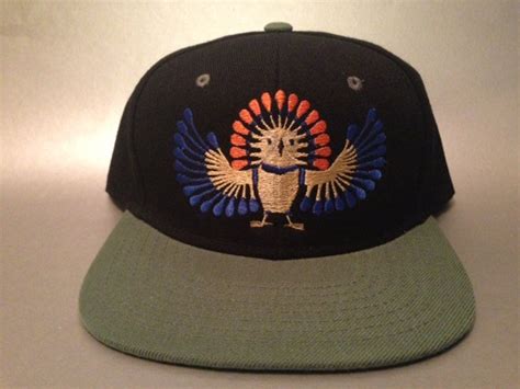 Inca Owl Snapback Hat Made To Order Two Tone Flat Bill Free Etsy