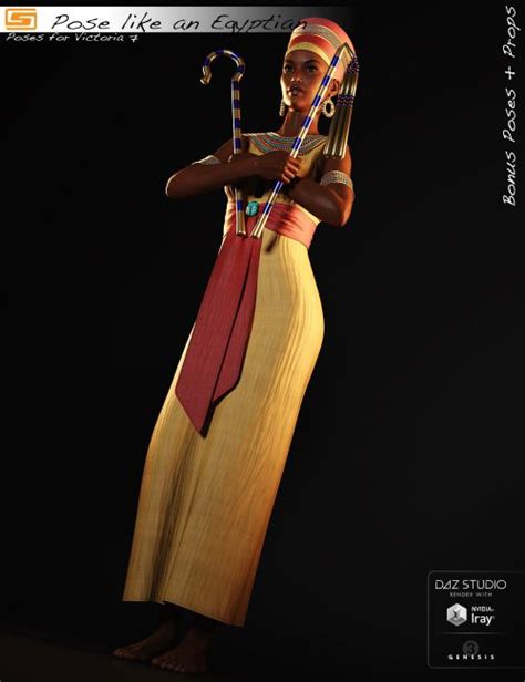 Egyptian MEGA Bundle Characters Outfits Hair Poses And Lights 3d