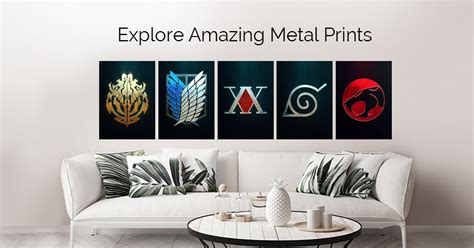 Anime Emblems By Christopher Sanabria Metal Posters Displate