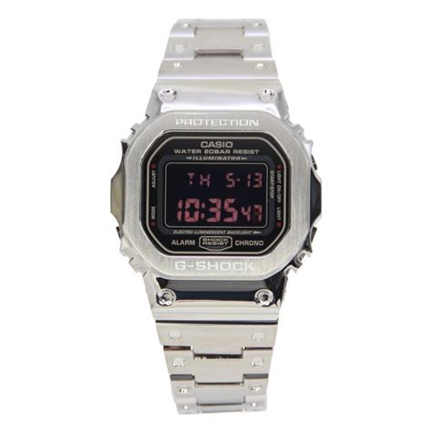 Casio Dw Ms G Shock Custom Watch Silver Fixed Size Electronic