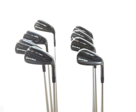 2018 Taylormade P790 Black Iron Set 3 P Steel Project X 60 Stiff Flex