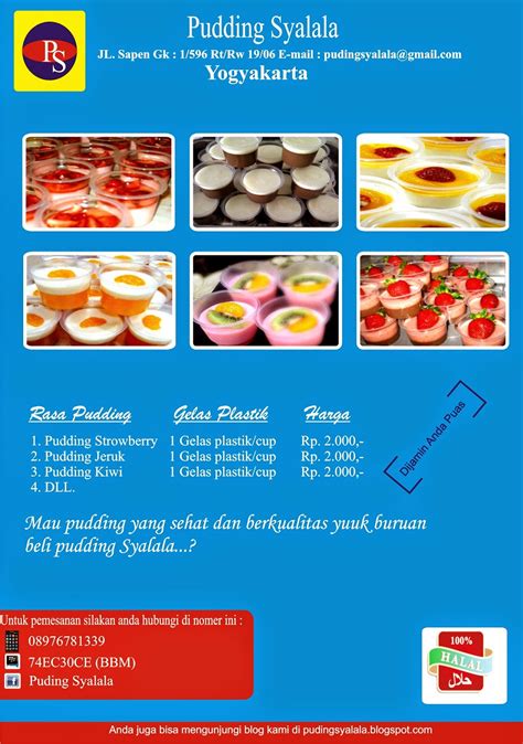 Jun 11, 2021 · contoh etika : BROSUR PUDING SYALALA - PUDDING SYALALA