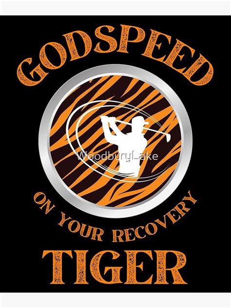 Tiger Woods Accident Recover Comeback Poster By Woodburylake Redbubble