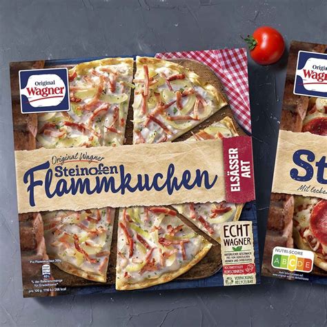 Original Wagner Steinofen Pizza Salami Oder Flammkuchen Elsässer Art