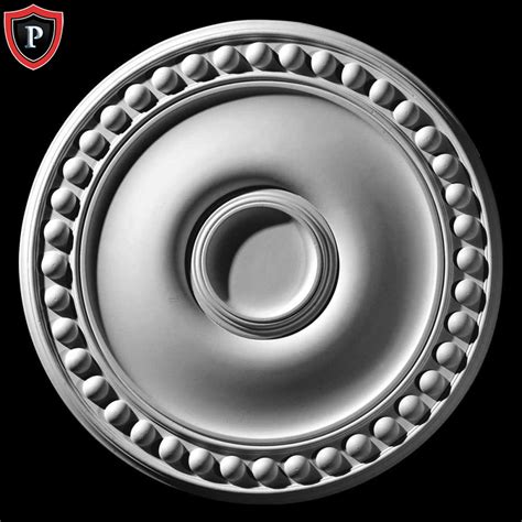 Polyurethane ceiling medallion with rose design breaks up large ceiling surfaces and light up your room.two types can be choosed. 19-1/8" Diameter Polyurethane Ceiling Medallions
