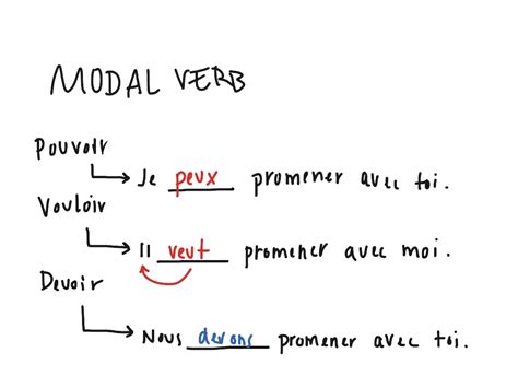 Conjugation of the Irregular Verbs: Pouvoir, Vouloir & Devoir ...