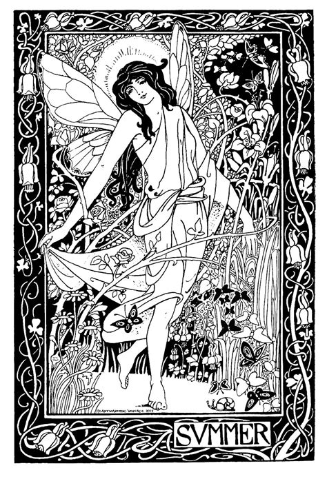 Colouring pages adult coloring pages coloring books fairy coloring goddess tattoo moon goddess goddess warrior goddess art wiccan. Crafty Secrets Heartwarming Vintage Ideas and Tips ...
