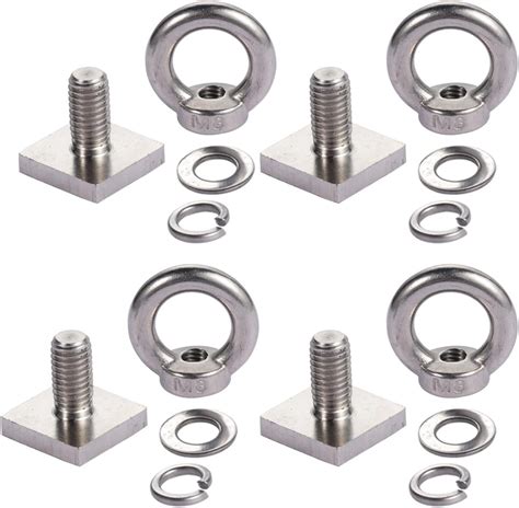Buy moroinriz T Bolt Eye Nut Tie Down Anchoring Kit - M8 Female Thread