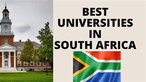 Best Universities In South Africa A Comprehensive List