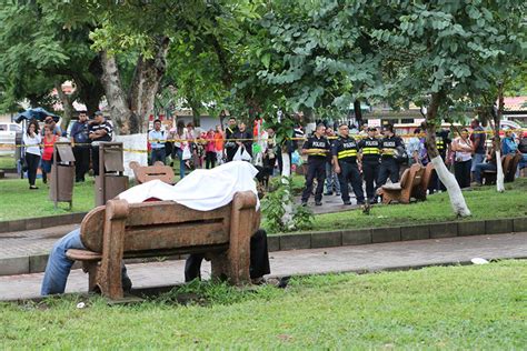 Oij Identifica A Hombres Que Murieron En Banca Del Parque De Alajuelita