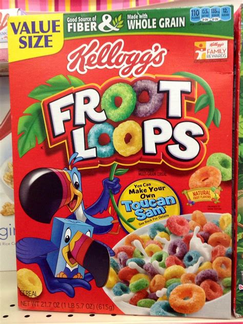 Froot Loops Cereal Make Your Own Toucan Sam Papercraft Flickr