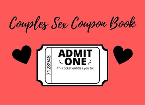 Couples Sex Coupon Book 50 Blank Voucher Notebook Plus 3 Pre Filled Ideas For Lovers And