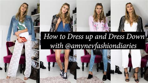 Dress Up And Dress Down Lookbook Amynevfashiondiaries Youtube