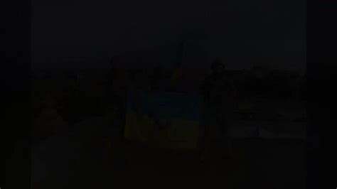 Ukrainian Flag Raised In Kupiansk Kharkiv Oblast Au